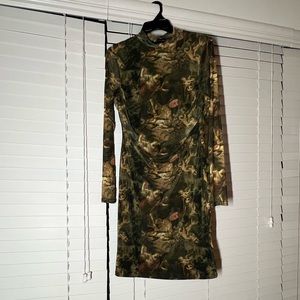 Pretty Little Thing Midi Angel Dress